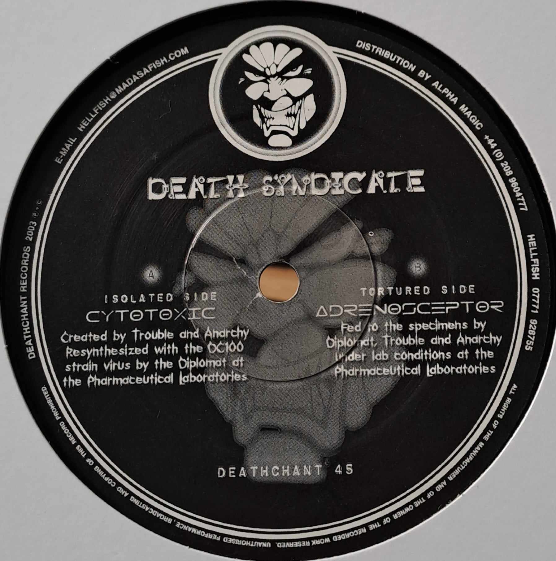 Deathchant 45 - vinyle hardcore